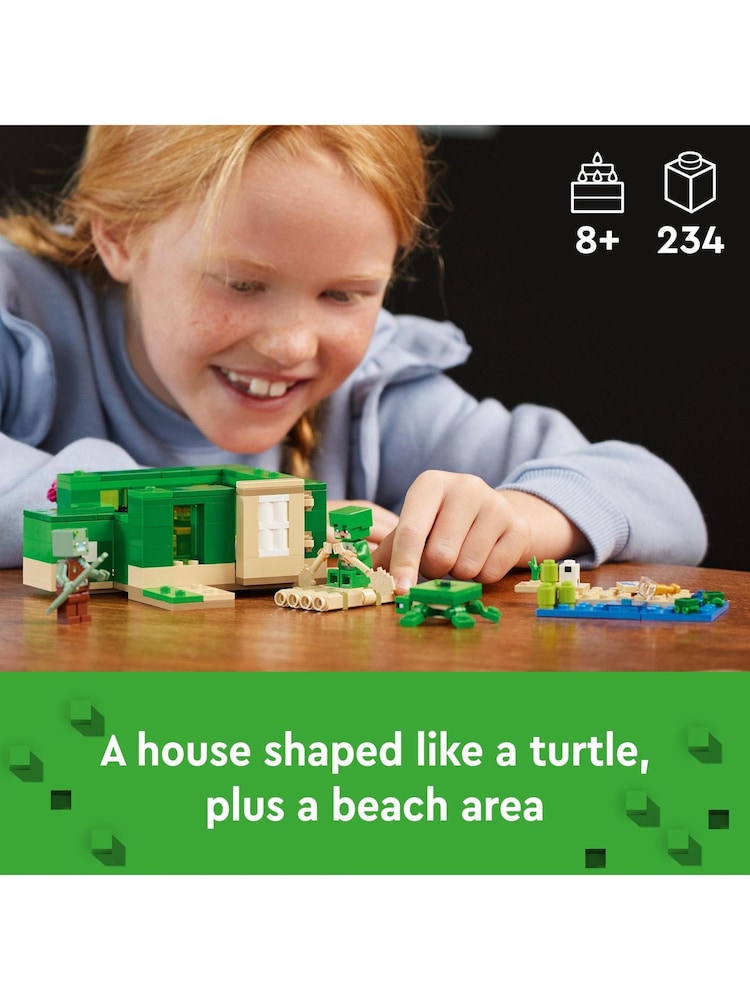 Lego Minecraft The Turtle Beach House with Animal Toys 21254 - Image 3 of 8