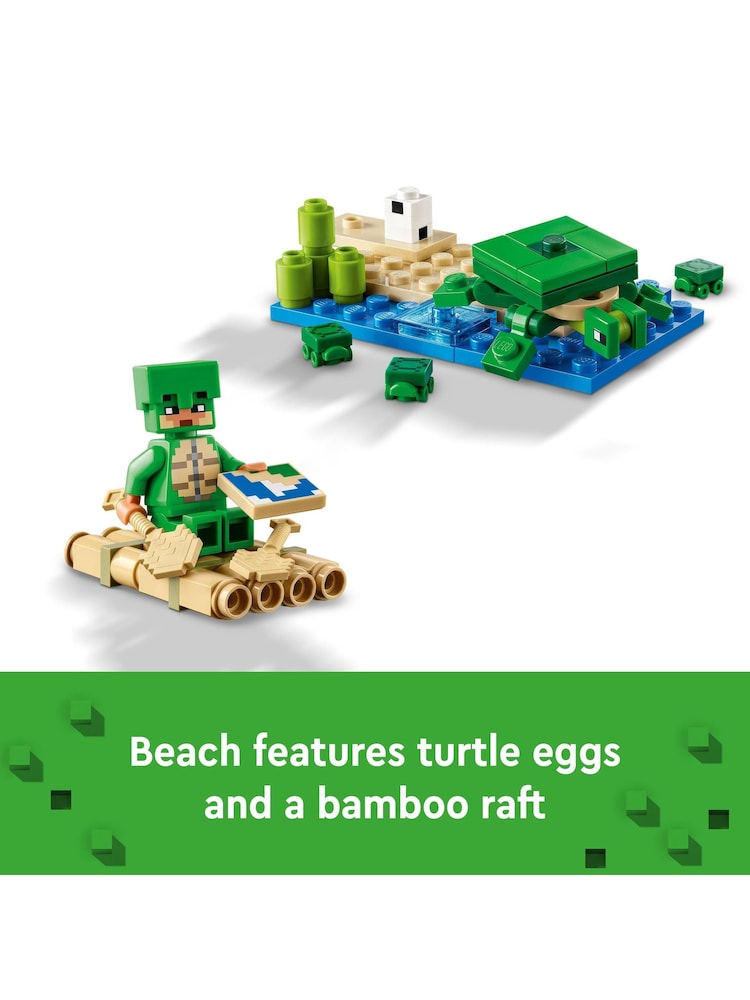 Lego Minecraft The Turtle Beach House with Animal Toys 21254 - Image 5 of 8