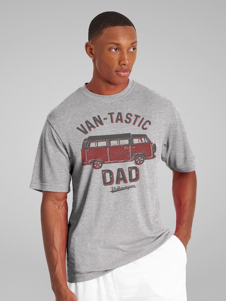 All + Every Grey Official Volkswagen Vantastic Dad T-Shirt - Image 1 of 4