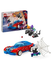Lego Marvel Spider Man Race Car  Venom Green Goblin - Image 1 of 8