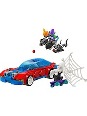 Lego Marvel Spider Man Race Car  Venom Green Goblin - Image 2 of 8