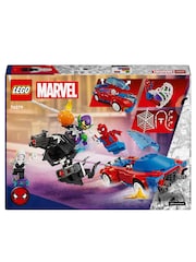Lego Marvel Spider Man Race Car  Venom Green Goblin - Image 7 of 8