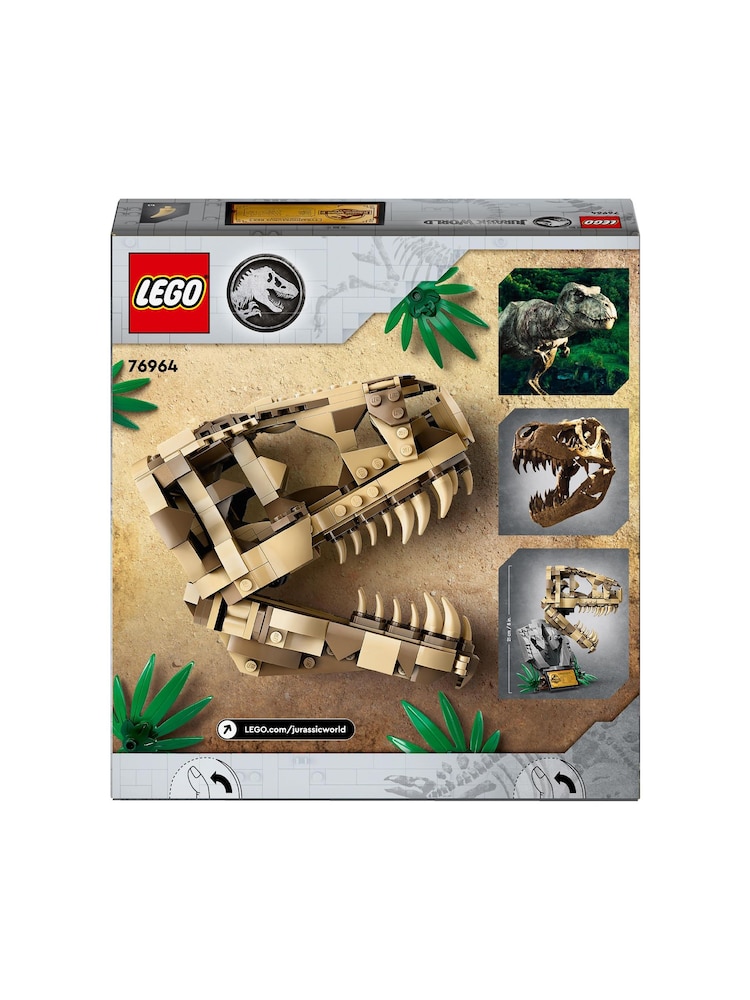 Lego Jurassic World Dinosaur Fossils T. rex Skull Toy 76964 - Image 8 of 8