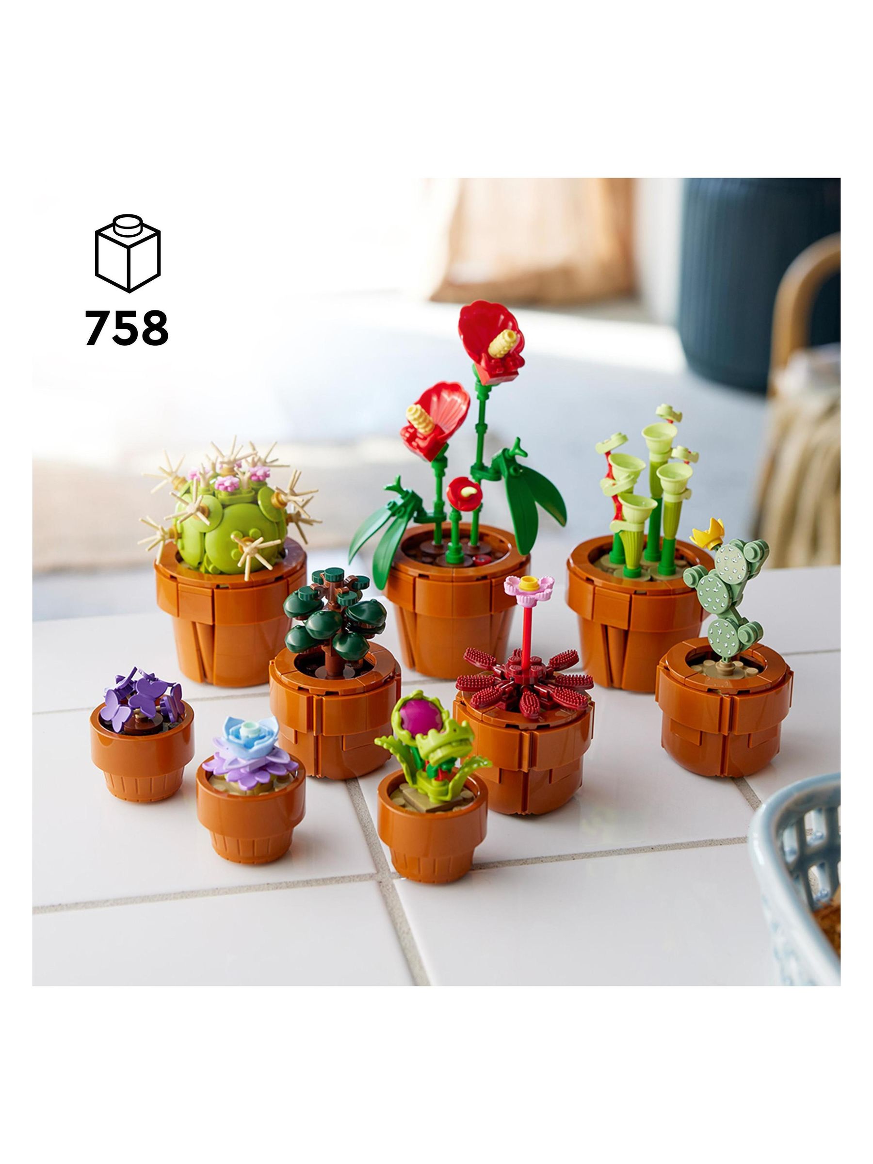 Buy LEGO Botanicals Tiny Plants Flowers Set for Adults 10329 from