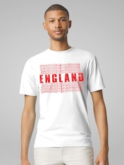All + Every White England Cascade Flag Red T-Shirt - Image 2 of 4