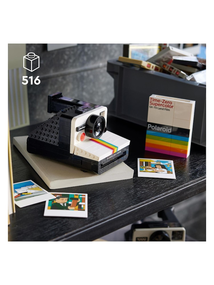 Lego Ideas Polaroid OneStep SX70 Camera Adults Set 21345 - Image 4 of 8