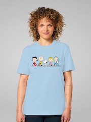 All + Every Blue Peanuts The Gang Sit Down T-Shirt - Image 2 of 4