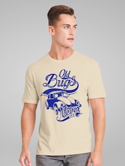 All + Every Cream Volkswagen Old Bugs Never Die Beetle T-Shirt - Image 2 of 4
