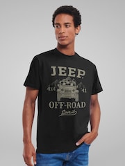All + Every Black Jeep 4x4 Off Road Spirit T-Shirt - Image 2 of 4