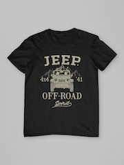 All + Every Black Jeep 4x4 Off Road Spirit T-Shirt - Image 3 of 4