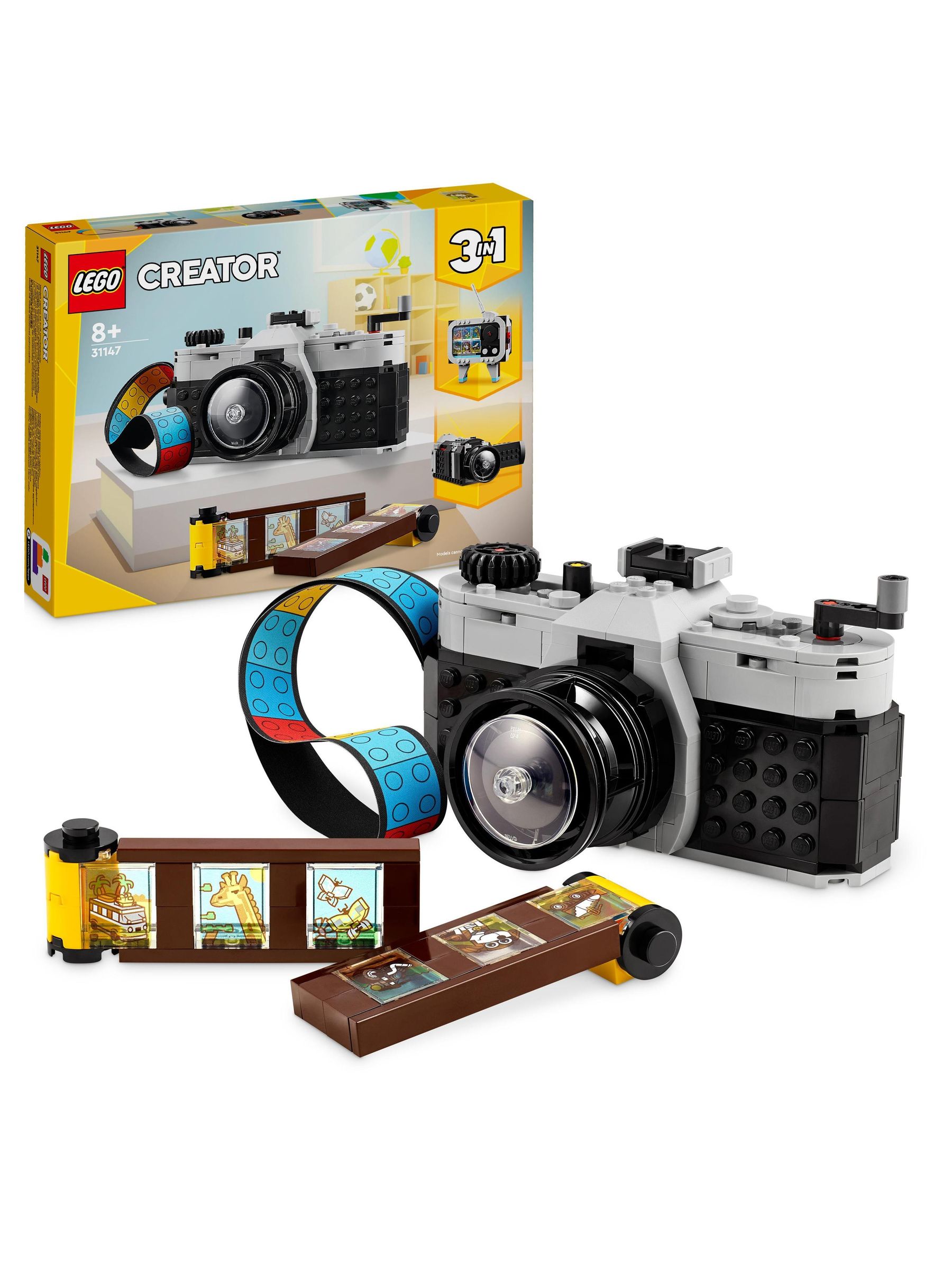 Lego Creator 3in1 Retro Camera Toy for Girls and Boys 31147