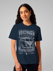 All + Every Blue Volkswagen Parts And Service Guide Design T-Shirt - Image 2 of 4