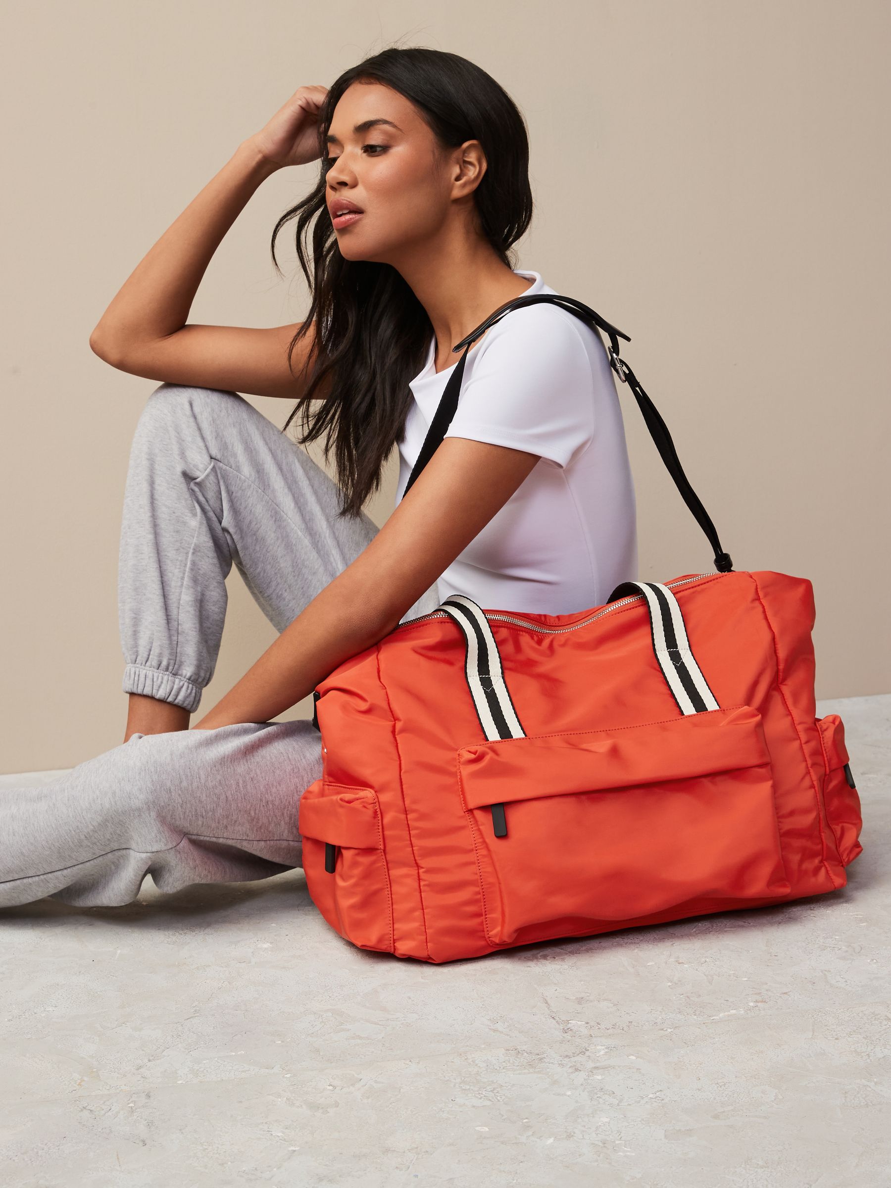 Buy Orange Weekend Bag from Next Luxembourg