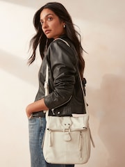 Bone Utility Style Messenger Bag - Image 1 of 7
