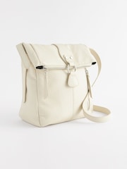 Bone Utility Style Messenger Bag - Image 4 of 7