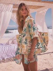 Multicolour Tropical Beach Bag - Image 3 of 7