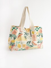 Multicolour Tropical Beach Bag - Image 5 of 7