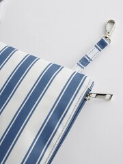 Blue Stripe Foldaway Bag - Image 6 of 9
