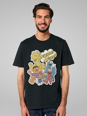 All + Every Black Sesame Street Characters Group Photo T-Shirt - Image 1 of 4