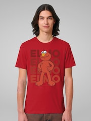 All + Every Red Sesame Street Elmo Strikes A Pose T-Shirt - Image 1 of 4