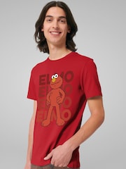All + Every Red Sesame Street Elmo Strikes A Pose T-Shirt - Image 2 of 4