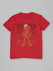 All + Every Red Sesame Street Elmo Strikes A Pose T-Shirt - Image 3 of 4