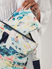 Multi Colour Beach Scene Foldaway Bag - Image 4 of 12