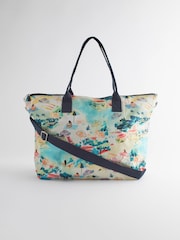 Multi Colour Beach Scene Foldaway Bag - Image 5 of 12