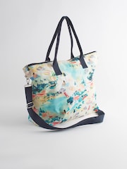 Multi Colour Beach Scene Foldaway Bag - Image 7 of 12