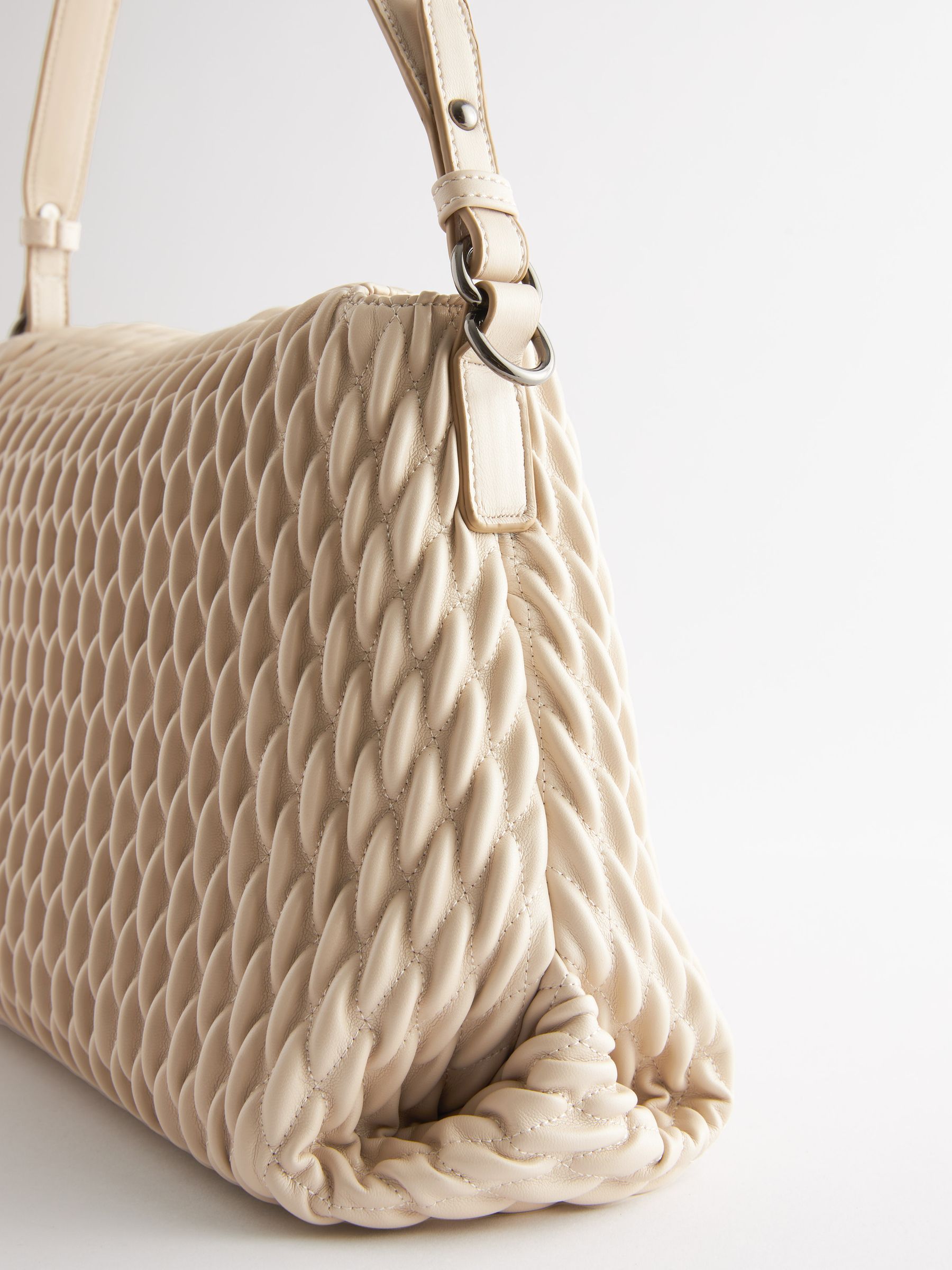 Buy Natural Textured Shoulder Bag from Next Luxembourg