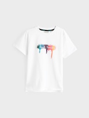Paul Smith Junior Boys Short Sleeve Iconic Print 100% Cotton T-Shirt - Image 1 of 4