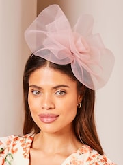 Lipsy Pink Rose Fascinator Headband - Image 1 of 4