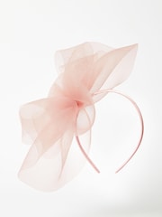 Lipsy Pink Rose Fascinator Headband - Image 3 of 4