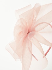 Lipsy Pink Rose Fascinator Headband - Image 4 of 4