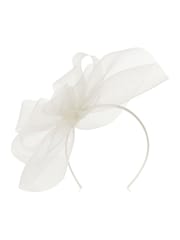 Lipsy Ivory White Rose Fascinator Headband - Image 3 of 4