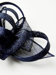 Lipsy Navy Blue Fascinator Hair Clip - Image 3 of 4