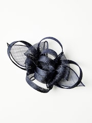 Lipsy Navy Blue Fascinator Hair Clip - Image 4 of 4