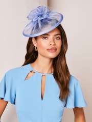 Lipsy Blue Half Dome Fascinator Headband - Image 1 of 2