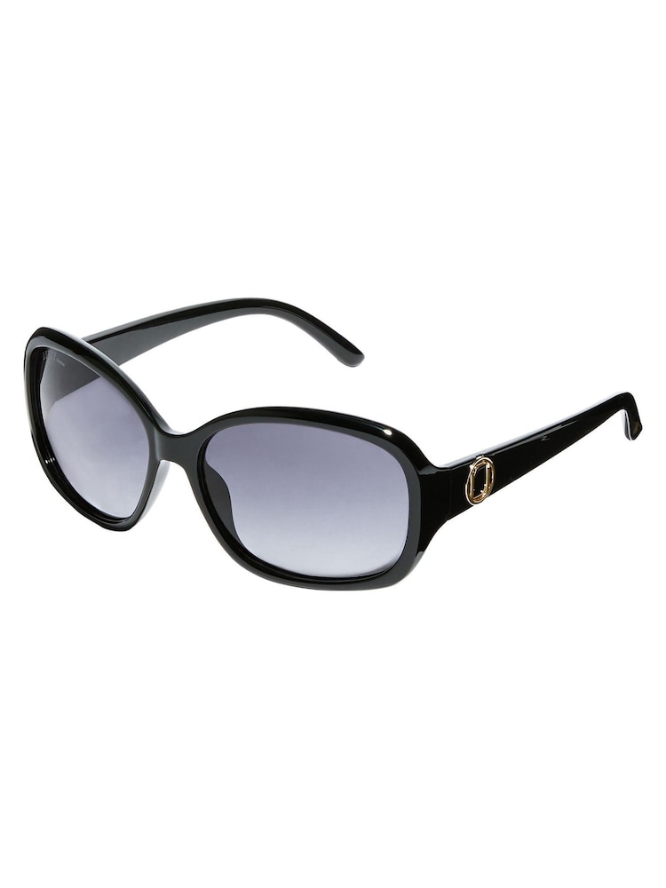 Lipsy Black Oversized Sunglasses - Image 4 of 4