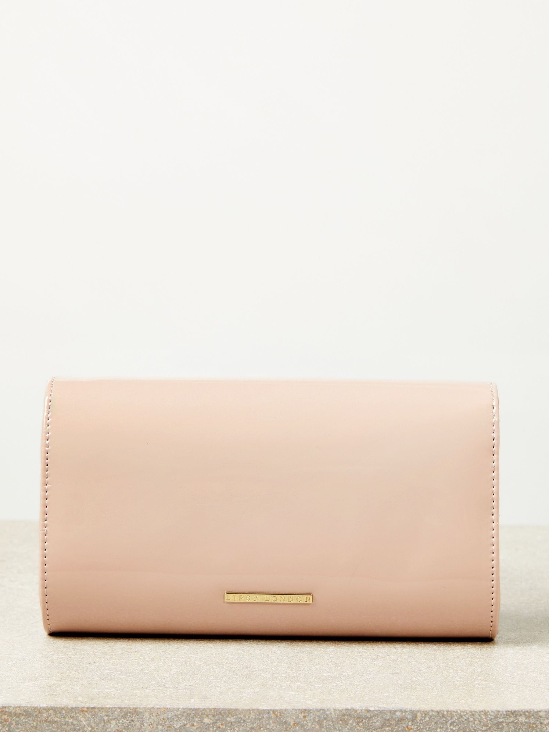 Nude pink clutch bag sale