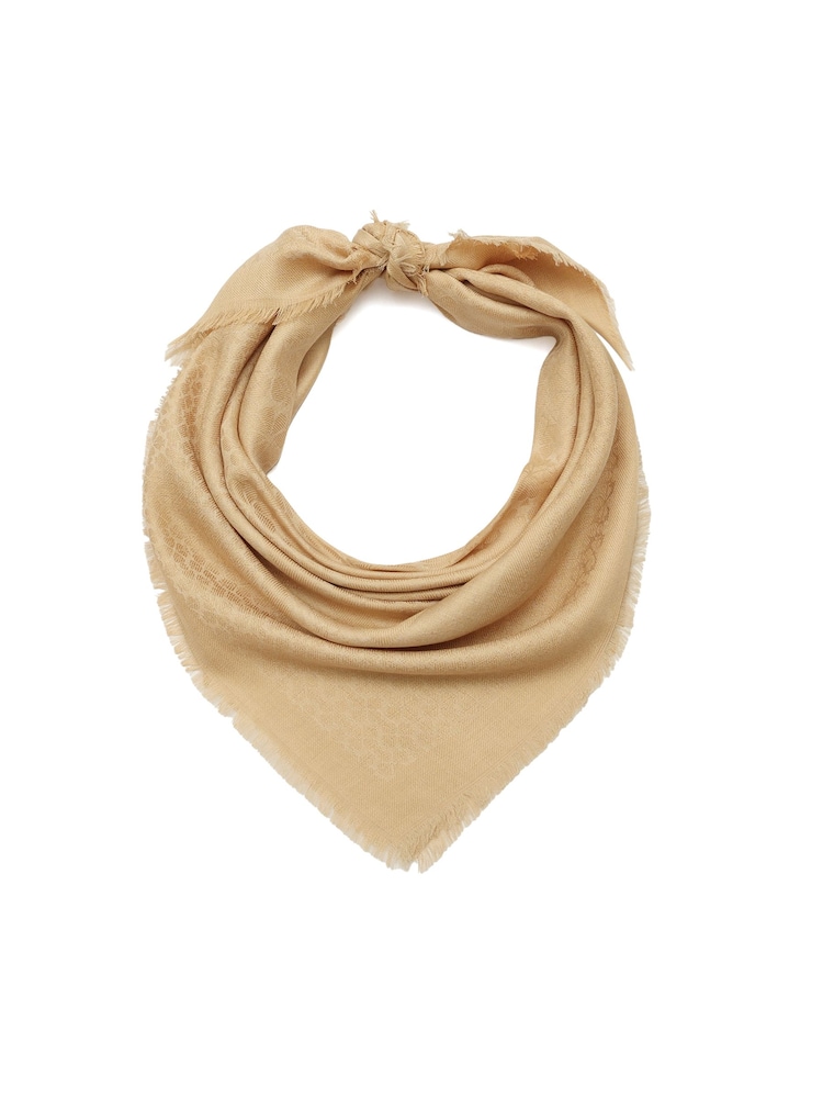 Kate Spade Green Spade Flower Yarndye Square Scarf - Image 2 of 4