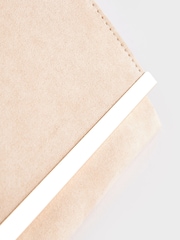 Nude Clutch Bag With Detachable Cross-Body Chain - Image 7 of 8
