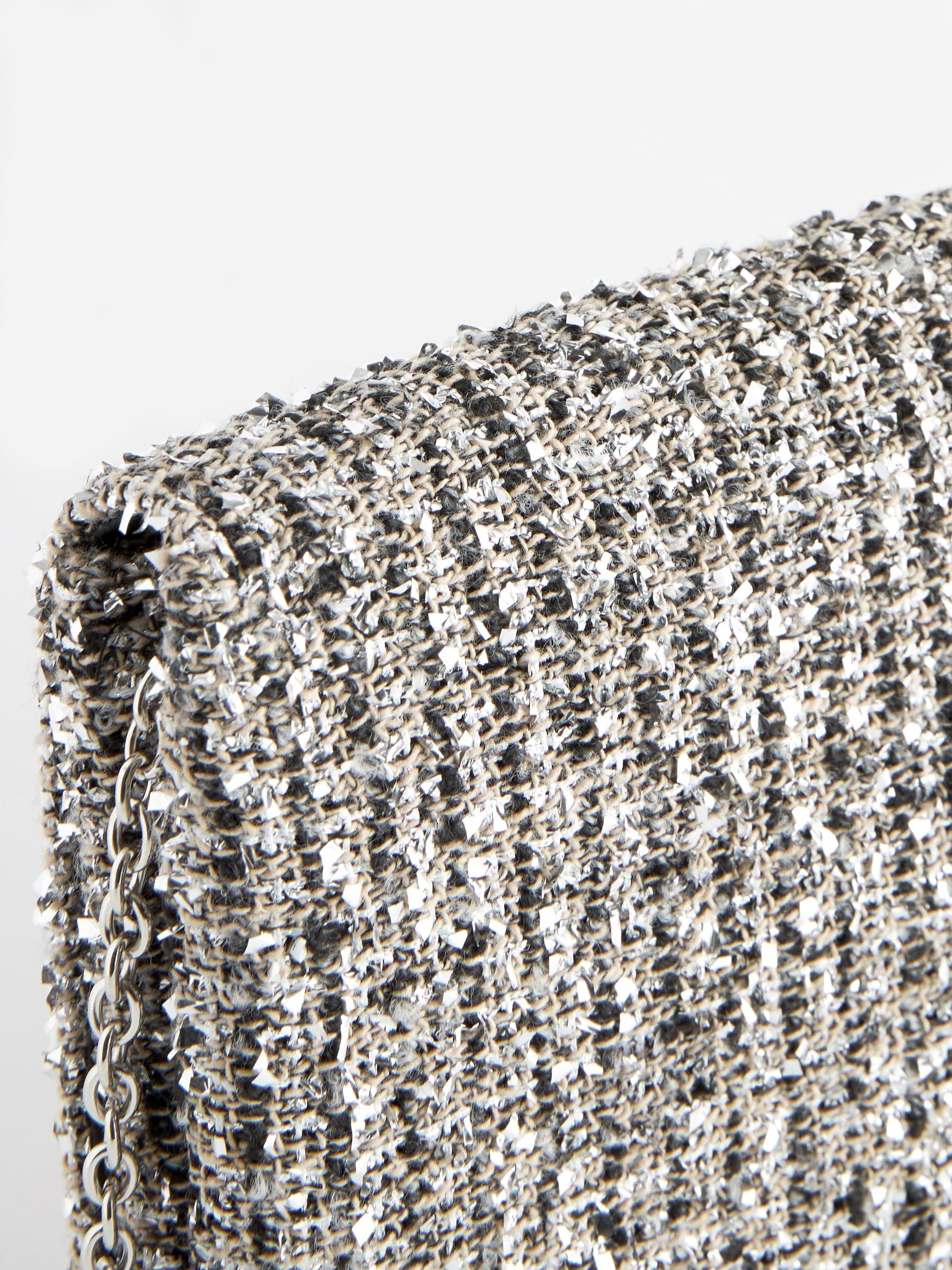 Buy Dark Grey Clutch Bag With Detachable Cross Body Chain from Next Luxembourg