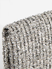 Dark Grey Clutch Bag With Detachable Cross-Body Chain - Image 7 of 8