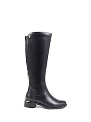 Pavers Black Pavers Smart Knee High Brown Boots - Image 1 of 4