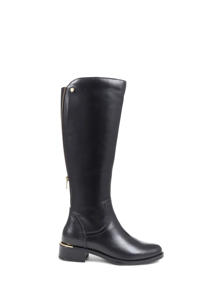 Pavers Black Pavers Smart Knee High Brown Boots - Image 1 of 4