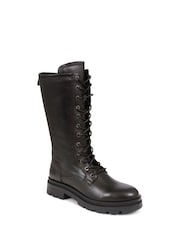 Jones Bootmaker Black Mika Leather Lace-Up Boots - Image 3 of 6