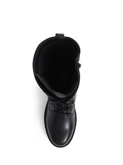 Jones Bootmaker Black Mika Leather Lace-Up Boots - Image 5 of 6