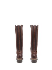 Pavers Metal Detail Long Brown Boots - Image 3 of 4