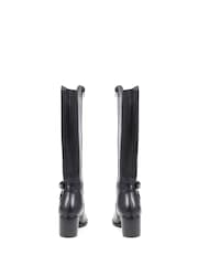 Pavers Smart Tall Black Heeled Boots - Image 3 of 5